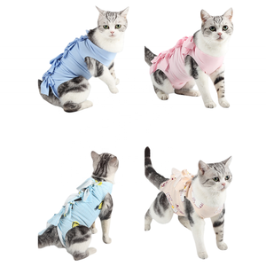 Chaleco de Cirugía <span class=keywords><strong>para</strong></span> Gatos, Ropa de Destete, Antiácaros, Transpirable, Fisiológica, <span class=keywords><strong>para</strong></span> Cirugía de Mascotas - Product Image 1
