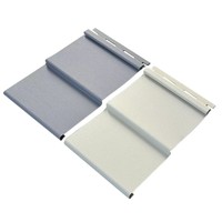 Revêtements de toiture et panneaux de soffite extérieurs en PVC modernes, imperméables et résistants aux UV pour la rénovation des maisons anciennes, panneaux muraux en PVC
