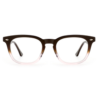 Monture de lunettes optiques en acétate italien faite à la main, unisexe, monture intégrale, ovale vintage, logo personnalisé