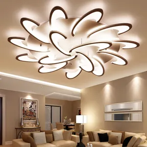 2023 Hot Selling Indoor Luxury Big Remote Control Dimmable Led Ceiling Light For Bedroom