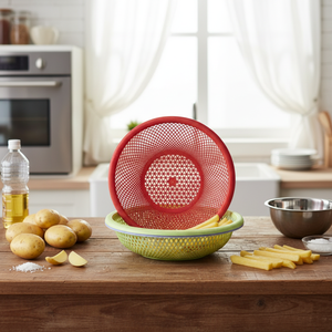 CASAMAX WL AK-2453 Tagliapatatine in Plastica - Utensile da Cucina Durevole ed Elegante, Facile da Pulire, 1 Pezzo 26.5x6.5cm - Product Image 2