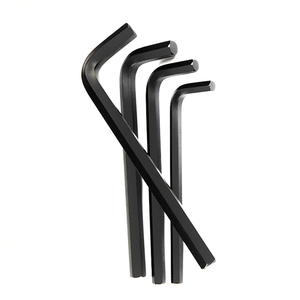 Industrial Grade Black Oxide Hex <b>Key</b> Set Heavy Duty Carbon Steel L-shaped Mechanical Maintenance Professional Hand Tool - Product Image 3
