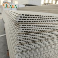 Panneaux muraux WPC imperméables de la marque JUANA, directement de l'usine, pour la décoration des murs et plafonds intérieurs, panneaux muraux WPC en PVC personnalisés