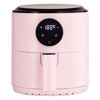 Friteuse à air numérique avec 8 programmes de cuisson prédéfinis, 1,5 L, 900 W, friteuse à air chaud sans huile à commande tactile pour la cuisine quotidienne à la maison