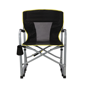 Mejor Venta al aire libre Rocker Camping silla portátil plegable ocio sillas con portavasos - Product Image 2