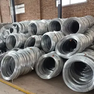 Factory Wholesale Steel Tie Wire Rod Zinc Coated 2.3mm Galvanized Steel Wires Price Per Ton