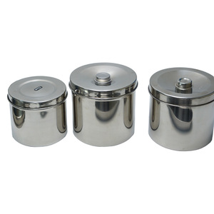 Contenedor de Algodón Sanitario de Acero Inoxidable de 80 mm de Altura, Recipiente de Almacenamiento para Esterilización Médica para Uso Hospitalario - Product Image 4