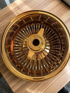 Jantes chromées de luxe sur mesure à 72 ou <span class=keywords><strong>100</strong></span> rayons, de 13 à 24 pouces, à déport profond, pour Lowrider Cadillac Chevy Impala Buick Oldsmobile - Product Image 3