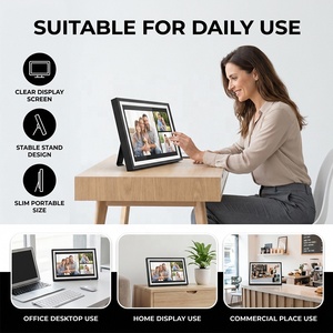 Cadre <span class=keywords><strong>photo</strong></span> numérique à écran tactile de 10 pouces, connexion cloud, partage de photos en un clic, <span class=keywords><strong>album</strong></span> <span class=keywords><strong>photo</strong></span> électronique familial - Product Image 1
