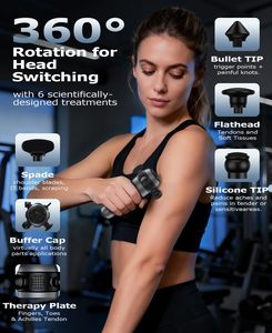 <span class=keywords><strong>Mini</strong></span> pistolet de massage pour la relaxation musculaire, format de poche, 7000 tr/min, profondeur de massage de 1,5 mm, appareil de thérapie portatif pour une relaxation rapide - Product Image 5