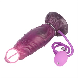 Australia Hot Selling Inflatable <b>Dildo</b> With Hand Pump Silicone Inflatable Anal Plug for Men - Product Image 6