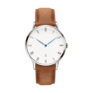 초박형 론다 쿼츠 <span class=keywords><strong>763</strong></span> 스포츠 시계 스테인리스 스틸 브레이슬릿 방수 시계 남녀 공용 - Product Image 5