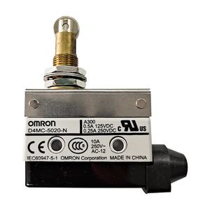 Omron D4MC-5020-N pour CHN D4MC-N, mini-interrupteur de fin de course encastré, à poussoir à rouleau pour montage sur panneau, SPDT 10 A 250 V CA, IP67, bornes à vis - Product Image 2