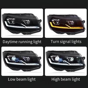 Para Volkswagen VW Multivan T6 <span class=keywords><strong>Caravelle</strong></span> 2016 <span class=keywords><strong>2017</strong></span> 2018 2019 Faro Delantero LED DRL Lámpara de Señalización Lente de Proyector Accesorio de Faro - Product Image 4