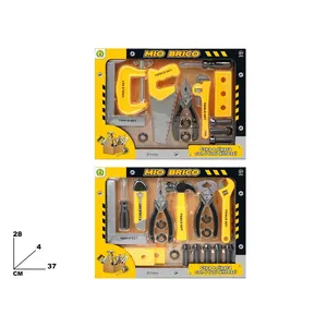 Mio Brico <b>Tool</b> <b>Set</b> 28x37 Cm Kids Repair And Build <b>Toy</b> <b>Tools</b> With Screws And Nuts For Creative Play - Product Image 1