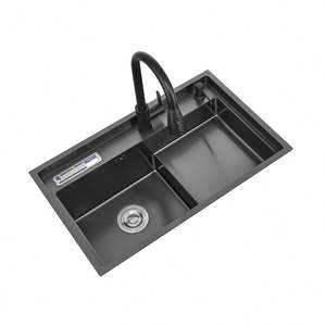 Fregadero de Cocina Personalizado de Alta Gama a Precio de Mayoreo, Multifuncional, de Acero Inoxidable, de Una o Dos Cubetas, Grueso, Hecho a Mano - Product Image 6