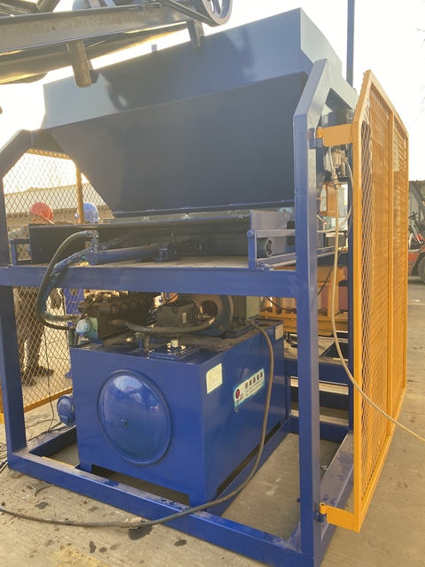 SHUNYA Automatic Soil Clay Interlocking Hollow Block Making Machine SY7-10 PLC Pump Engine Compressed Earth Block Machine