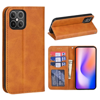 Étui Portefeuille en Cuir avec Porte-Cartes pour Téléphone Android MOTO G7 Power, Nokia 2.4, Alcatel 1SE 2020 et Infinix Hot 12 Play