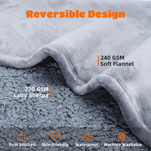 Coperta per cani di lusso impermeabile Nobleza 127X100cm morbida e soffice coperta in peluche con stampa animalier lavabile e a tenuta stagna per animali domestici - Product Image 3