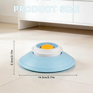 Balle rotative solide pour l'entraînement des chiens, anti-anxiété, gamelle de léchage à alimentation lente, jouet distributeur de nourriture pour animaux de compagnie - Product Image 5