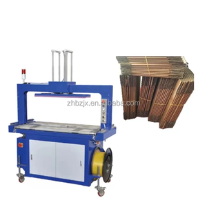 ZHENHUA Carton Pp Ceinture <span class=keywords><strong>Stapper</strong></span> Regroupement Boîtes En Carton Ondulé Cerclage Faisceau Rétractable Emballage Machine D'emballage - Product Image 2