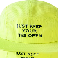 Casquette de baseball personnalisée brodée en gros, 5 panneaux, ajustable, avec surpiqûres contrastées, en nylon à séchage rapide, calotte souple, décontractée, unisexe, modèle standard