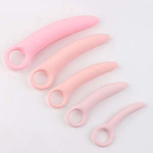 Ensemble de dilatateurs vaginaux en silicone souple 5 pièces, jouets pour <span class=keywords><strong>vaginisme</strong></span>, plug anal, <span class=keywords><strong>dilatateur</strong></span>, soulagement de la douleur sexuelle - Product Image 6