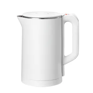 <strong>White</strong> <strong>Kettle</strong> 'kattle' Heat Preservation Smart Stainless Steel Kitchen Double Wall <strong>Kettle</strong> Smart Keep Warm Electric <strong>Kettle</strong> - Product Image 1