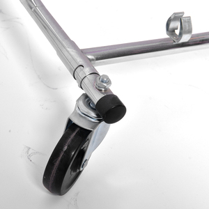 Load Capacity Commercial Grade <strong>Clothing</strong> Garment Racks <strong>Heavy</strong> <strong>Duty</strong> Sing <strong>Rail</strong> Adjustable Collapsible Rolling Clothes Rack on Wheels - Product Image 5