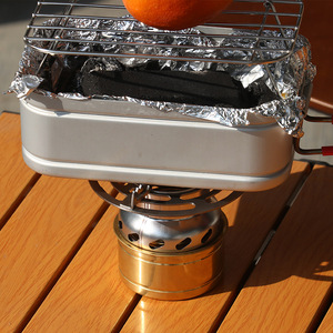 Qianzi Outdoor Aluminum Alloy Burner Portable Stainless Steel <b>Stove</b> Frame Camping <b>Stove</b> 5+ People QZ1625010401 - Product Image 1