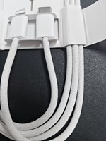 Câble de charge rapide tressé blanc C-L avec matériau en nylon pour téléphones IOS, ordinateurs portables, tablettes