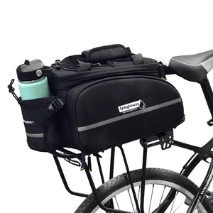 กระเป๋าใส่เบาะนั่งจักรยานกันน้ําขนาด 13 ลิตรแบบขยายได้ กระเป๋าท้ายจักรยาน กระเป๋าเบาะนั่งจักรยานด้านหลัง