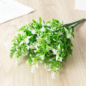 WFR101, venta al por mayor de estilo de París, ramo de plantas realistas, flores artificiales de lavanda púrpura, simulación de hierba de <span class=keywords><strong>Acacia</strong></span>, <span class=keywords><strong>flor</strong></span> de planta - Product Image 6