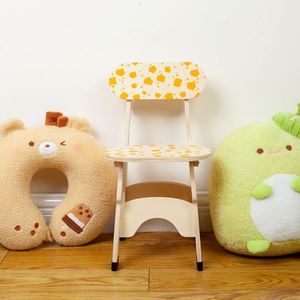 Easy to Assemble Wood <b>Study</b> Cute Giraffe Theme Children Indoor Wooden <b>Chair</b> for Kids - Product Image 5