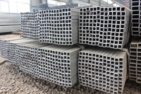 Tubos Cuadrados de Acero Galvanizado Laminado en Caliente Sin Aleación RELIANCE, Tuberías Rectangulares para Estructuras, Estándar ASTM 20X20MM-150X150MM para