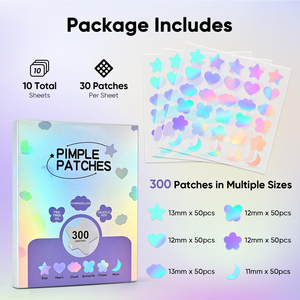 Nouveau design, patch anti-acné hydrocolloïde imprimé, très vendu, pour couvrir les imperfections, épais et fin - Product Image 5
