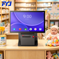 Высокоэффективный POS-терминал FYJ F2 с NFC-ридером, кассовым аппаратом и поддержкой Android/Windows, 80 мм