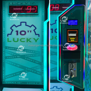 Máquina de Juego Operada con Monedas, Máquina de Premios Automática para Centros Comerciales, Lucky 7, Lucky 10, Máquina de Juego de Premios con Garra de Plástico - Product Image 3