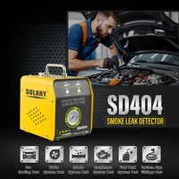 SOLARY SD404 12V DC Máquina de Humo para Diagnóstico de Motor de Coche con Detección de Fugas de Gas, Herramientas de Diagnóstico 80W