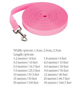 Venta al por mayor Durable Pet Lead 10M 20M 50m Largo Entrenamiento Perro Mascota Correa Longitud Personalizable - Product Image 4