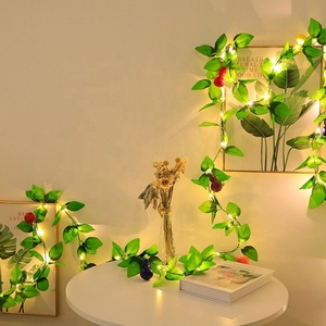 Lagenaria <span class=keywords><strong>Siceraria</strong></span> lampu dekorasi Natal, lampu peri Led tenaga surya 8 Mode tahan air 5m dekorasi tanaman rambat untuk rumah - Product Image 5