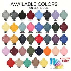 Wholesale Custom Embroidery High Quality Street Wear Pullover Hoodies Unisex Pullover <b>Thick</b> <b>Fleece</b> Oversize Loose Men's Hoodies - Product Image 2