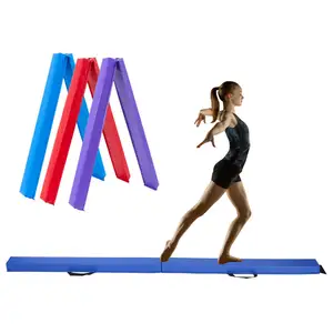 하이 퀄리티 맞춤형 체육관 장비 어린이 실내 가정 운동을위한 독특한 접이식 체조 균형 빔