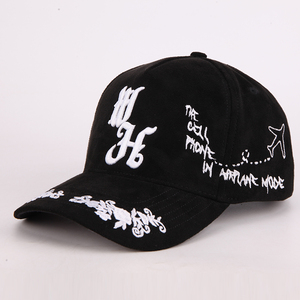 カスタムあなた自身の刺Embroideryロゴ5パネルベルベット野球帽スポーツサテン裏地スエードメンズ女性野球帽 - Product Image 5