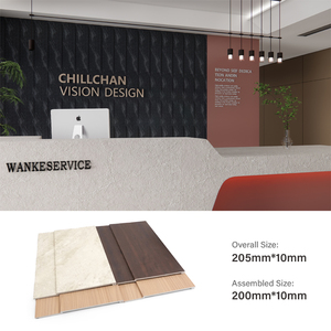 Wood Grain WPC <strong>Wall</strong> Cladding Panel Waterproof Decorative Interior <strong>Wall</strong> <strong>Covering</strong> Modern Composite <strong>Wall</strong> Board - Product Image 3