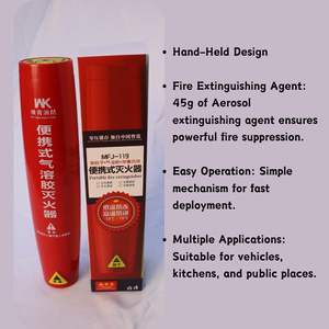 Equipo Popular <span class=keywords><strong>de</strong></span> Supresión <span class=keywords><strong>de</strong></span> Incendios Tipo Aerosol Portátil, Extintor <span class=keywords><strong>de</strong></span> Incendios para Vehículos, Cocinas <span class=keywords><strong>y</strong></span> Lugares Públicos - Product Image 3