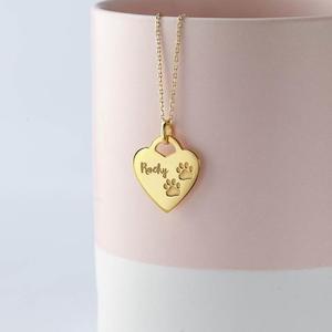 Dainly En Acier Inoxydable Souvenir Cadeaux Bijoux Gravé Message <span class=keywords><strong>Mot</strong></span> Amour <span class=keywords><strong>Maman</strong></span> Papa En Forme De Coeur Pendentif Collier - Product Image 2