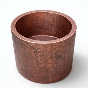 <span class=keywords><strong>Baignoire</strong></span> japonaise en cuivre sur mesure <span class=keywords><strong>avec</strong></span> <span class=keywords><strong>siège</strong></span> pour salle de bain de villa - Product Image 4