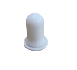 Yüksek kalite fabrika fiyat kauçuk kafa siyah beyaz silikon emzik plastik damlalık kabı damlalık kauçuk kapak silikon armut parlatıcısı