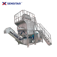 SENSITAR Industrieel Aangepaste Volledig Automatische Fruit Stoomdruk Schilmachine Motor Groente Stoomschilapparaat Voedselveilig